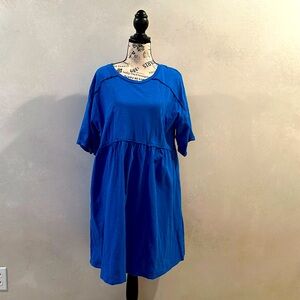NWOT Royal Blue T-shirt Dress